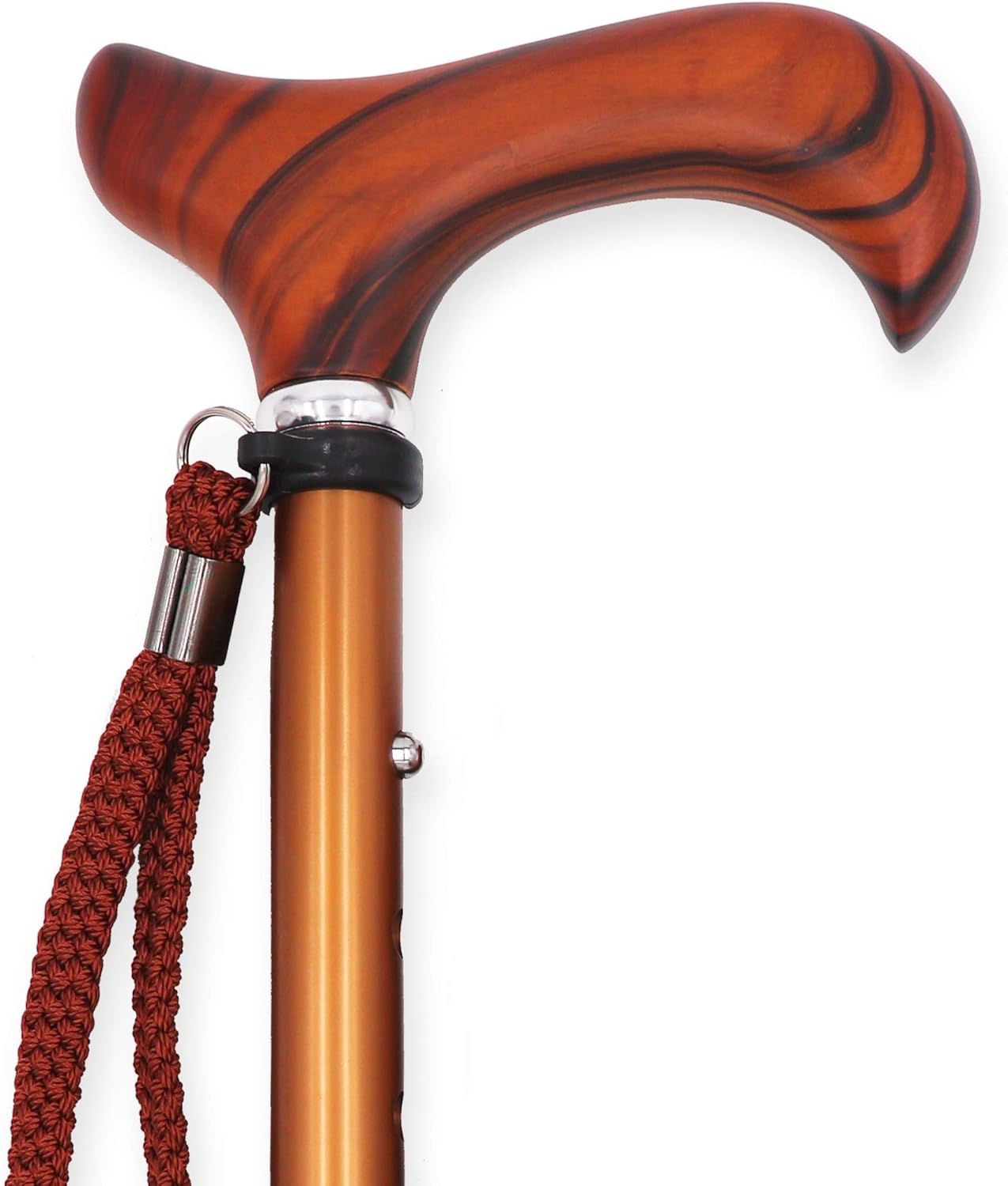 Bastón KMINA extensible con empuñadura de madera de haya